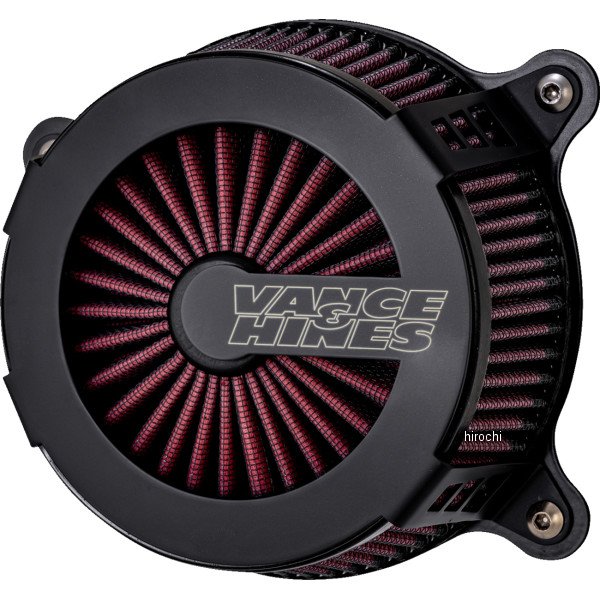 バンス&ハインズ VANCE & HINES VO2ケージファイターエアクリーナー 22年 ハーレー FLTRXST ブラック 1010-2904 WO店