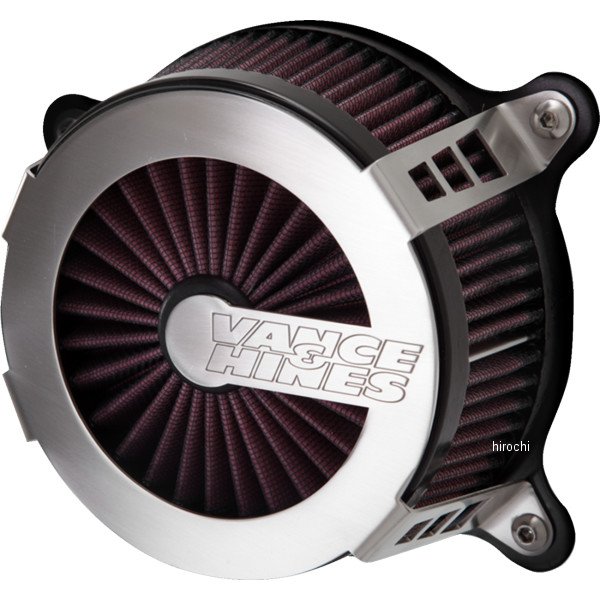 バンス&ハインズ VANCE & HINES VO2ケージファイターエアクリーナー 16年-17年 ハーレー FXSE シルバー 1010-2907 WO店