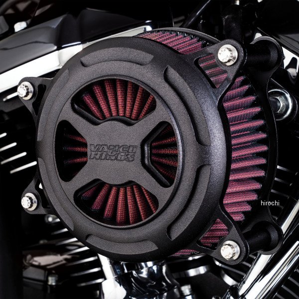 バンス&ハインズ VANCE&HINES VO2 X エアクリーナー 14年-17年 ハーレー SuperLow 1200 XLT 黒 1010-2925 WO店_1