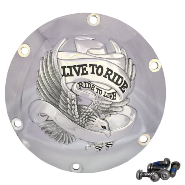 DRAG ダービーカバー 04年以降 XL LIVE TO RIDE クローム WO店の通販は 8,703円