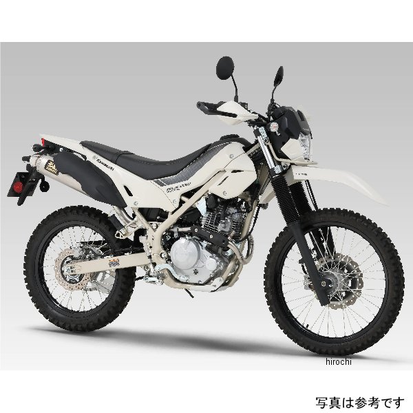 ヨシムラ サイレンサー 25年 カワサキ KLX230/S/SHERPA/SM 機械曲 GP-M107 ｻｲｸﾛﾝ チタンブルーカバー 110A-239-5U80B WO店