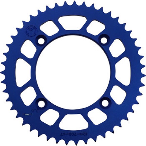 ムースレーシング MOOSE RACING SPROCKET ALU YAM 47T BLUE 1211-1614 WO店