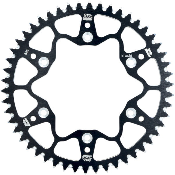 モトマスター Moto-Master 7075 SERIES ALU SPROCKET (BLACK, 520-50T) HUSABERG, 1211-2203 WO店