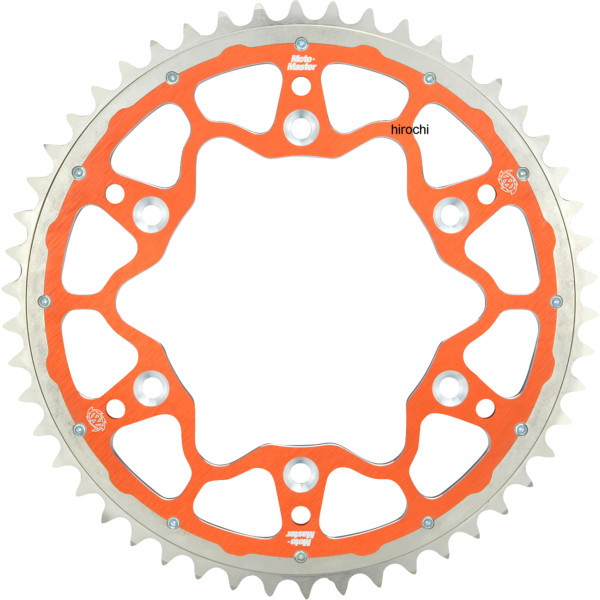 モトマスター Moto-Master FUSION SERIES DUAL RING SPROCKET (ORANGE, 428-47T)  KTM 1211-2285 WO店