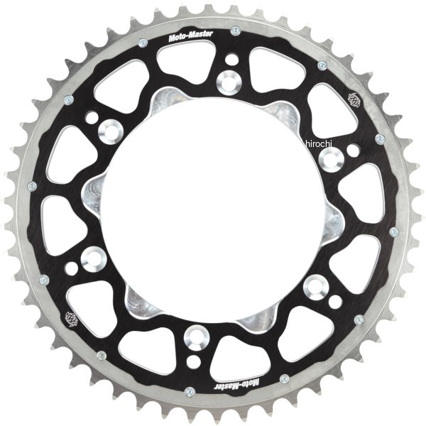 モトマスター Moto-Master FUSION SERIES DUAL RING SPROCKET (BLACK, 420-46T) KAW,SUZ 1211-2366 WO店