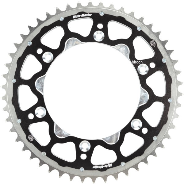 モトマスター Moto-Master FUSION SERIES DUAL RING SPROCKET (BLACK, 420-47T) KAW.SUZ 1211-2367 WO店