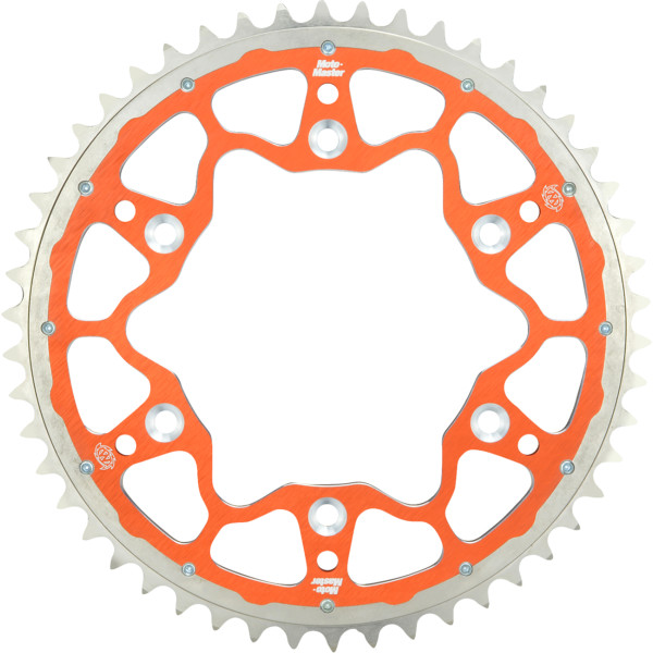 モトマスター Moto-Master FUSION SERIES DUAL RING SPROCKET (ORANGE, 420-50T) HUS, KTM 1211-2397 WO店