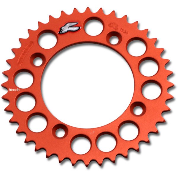 レンサル RENTHAL リア スプロケット アルミ 415 40T KTM 50SX、ハスクバーナ TC50 オレンジ WO店