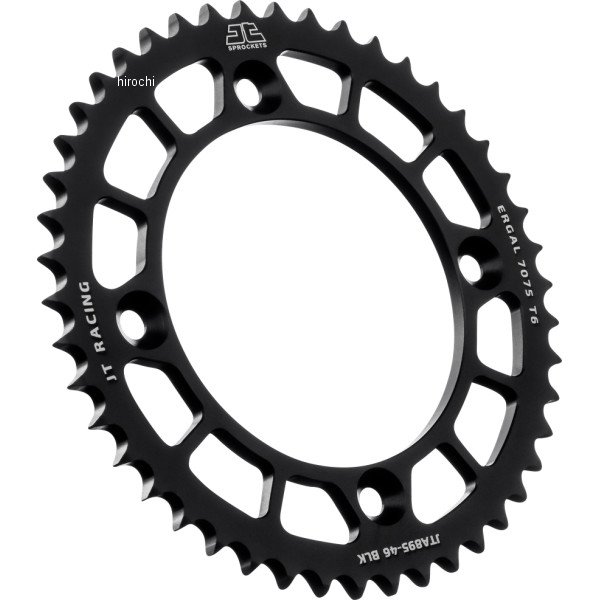 JT スプロケット リア 46T ハスクバーナ、KTM 黒 1211-2619 WO店