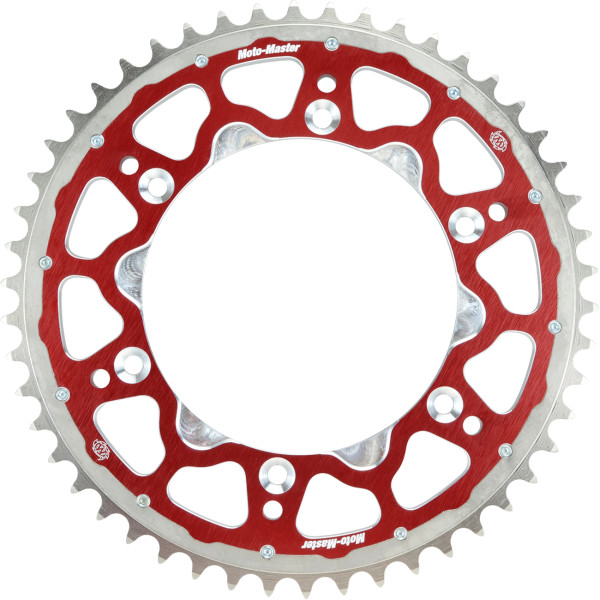 モトマスター Moto-Master FUSION SERIES DUAL RING SPROCKET (RED, 420-49T) HONDA 1211-2930 WO店