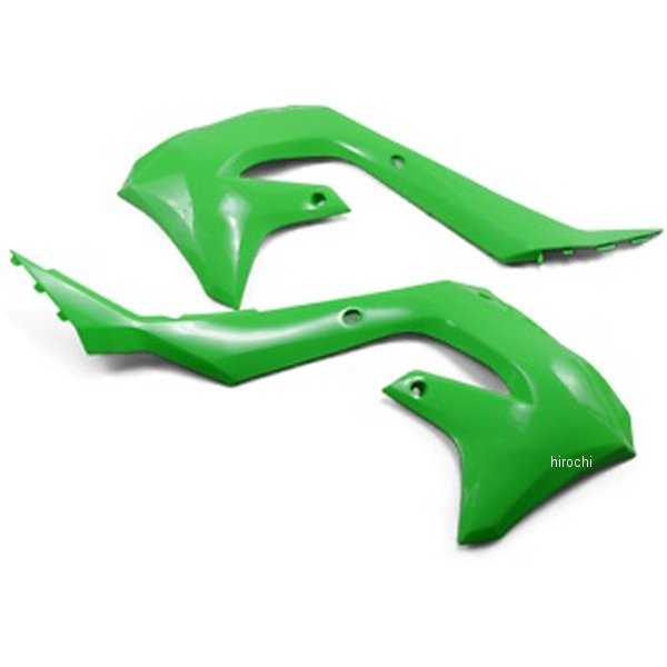 サイクラ CYCRA パワーフローラジエーターシュラウド 21年 カワサキ KX250 緑 122251-TR WO店