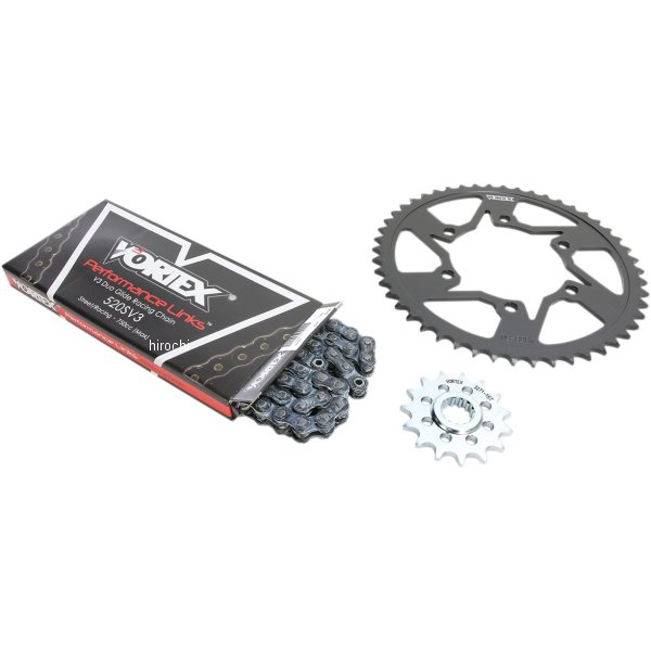 柏蓮 ボルテックス Vortex チェーン/スプロケットキット 520RX3/16T