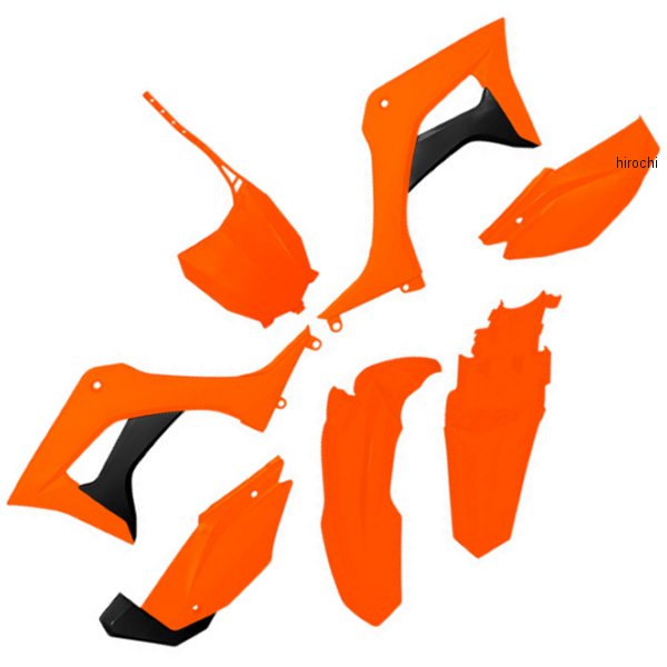 UFO PLAST ユーフォープラスト ボディキット CRF110 蛍光オレンジ WO店の通販は