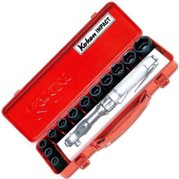 コーケン Ko-ken 1/2インチsq インパクトソケットセット 12ヶ組 14242M-KK WO店