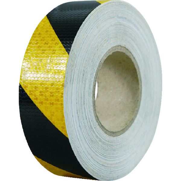 セーフラン安全用品(株) セーフラン 高輝度反射テープ 黄黒 幅50mm×50m 14357 WO店の通販は 7,693円