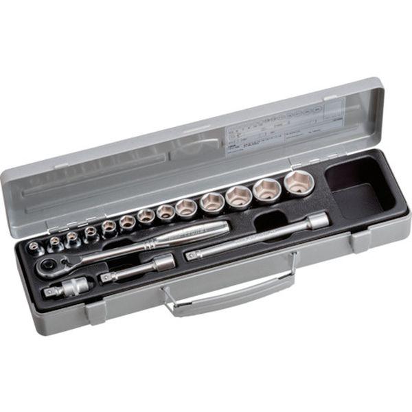 TONE(株) TONE ソケットレンチセット 17pcs 6角 1570MS-TN WO店