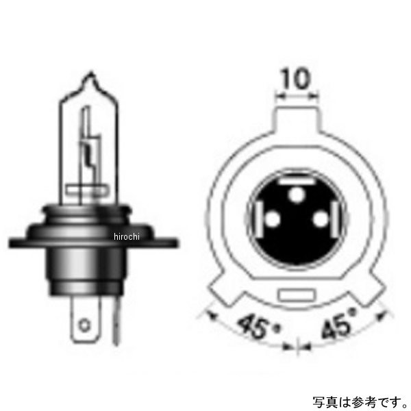 MH マツシマ ハロゲン バルブHS1 H4（12v 45 45w）S2イエローヴィーナス 1個入 16BHVN 通販 