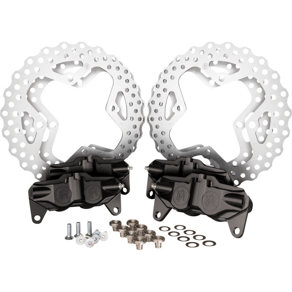 PM OFF-ROAD パフォーマンス ビッグ ブレーキ キット 19年-22年 Talon 1000R 黒 1704-0593 WO店