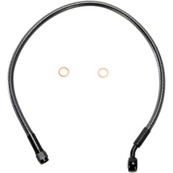 マグナム MAGNUM フロント ブレーキライン 10mm/35°アッパー 22インチ(559mm) 黒 1741-4071 WO店