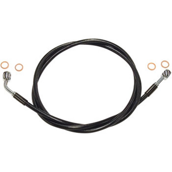 マグナム MAGNUM フロントブレーキライン XR 14年以降 XL883N ABS無 黒/クローム 標準長 +6インチ WO店の通販は 10,201円