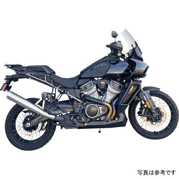 バッサニ Bassani スリップオンマフラー 4インチ 21年-22年 パンアメリカ シルバー WO店