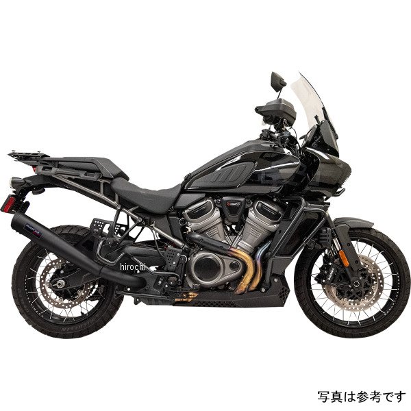 バッサニ Bassani スリップオンマフラー 4インチ 21年-22年 パンアメリカ 黒 1800-2550 WO店