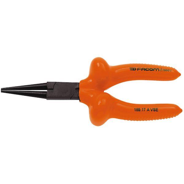 189.17AVSE FACOM社 FACOM 絶縁工具 ラウンドノーズプライヤ 170mm 189-17AVSE-TN WO店 18,531円