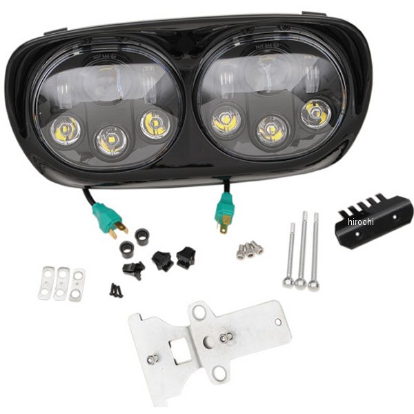 ヘッドウィンド Headwinds LED ヘッドライト 5.75インチ アセンブリ 9003 98年-13年 FLTR 黒 WO店 56,968円