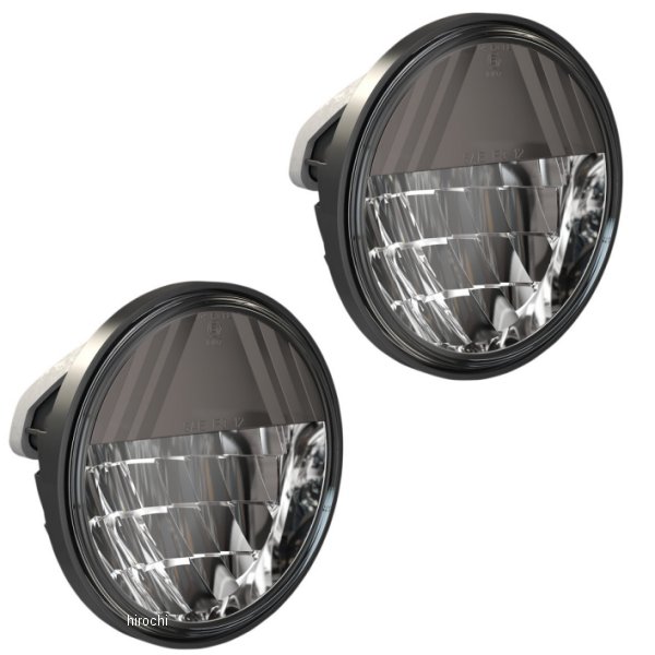 DRAG LED パッシングランプ 4.5インチ リフレクタースタイル 黒 (左右ペア) WO店