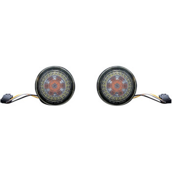 カスタム ダイナミクス LEDウインカー Ringz JAEソケット アンバー/白 2020-1602 WO店
