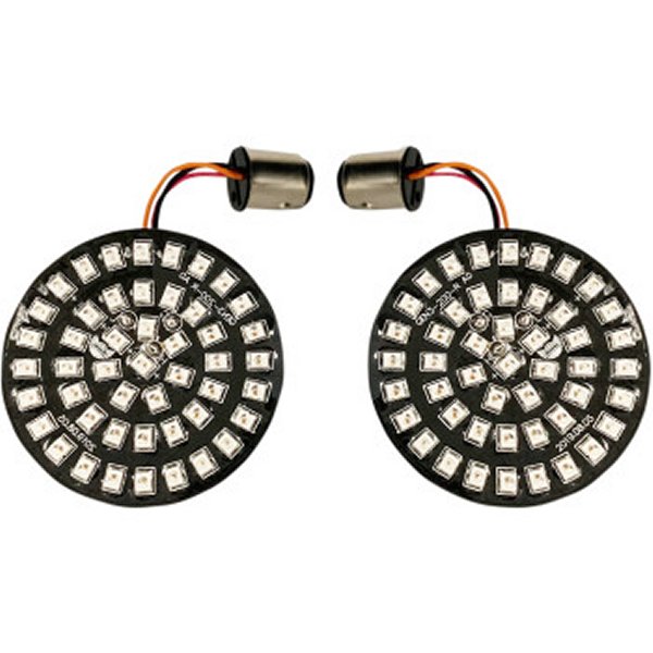 DRAG LEDインサート ダブル球 アンバー ブレット型 WO店の通販は