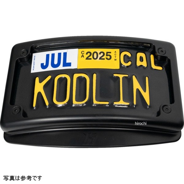 コドリン USA KODLIN USA ナンバープレートマウントキット カーブ型 ブラック 2030-2466 WO店_1