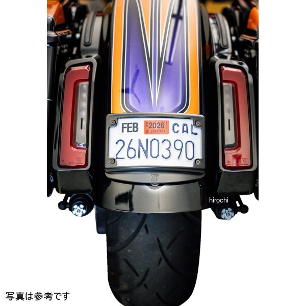 コドリン USA KODLIN USA ナンバープレートマウントキット カーブ型 ブラック 2030-2466 WO店_2