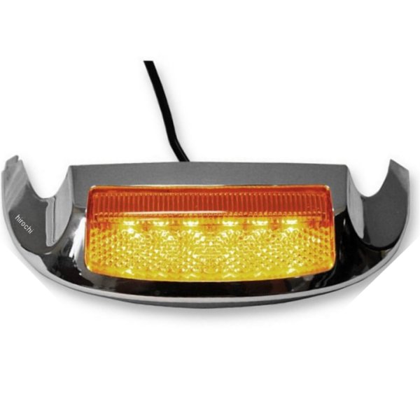 カスタム ダイナミクス フロントフェンダーチップ 14年以降 アンバーLED/アンバー/クローム 2040-1560 WO店