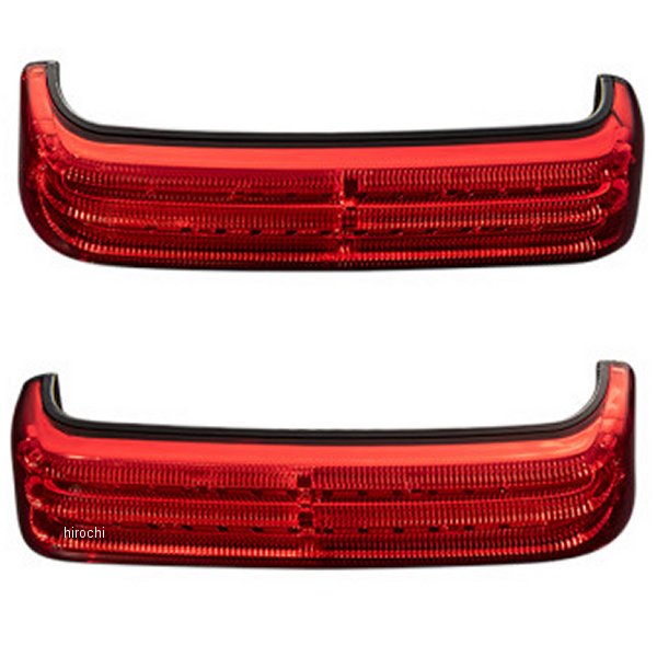 PB-SB-HD-BR カスタムダイナミクス LEDサドルバッグライト 99年?13年 FLHT 黒/赤 2040-2271 WO店