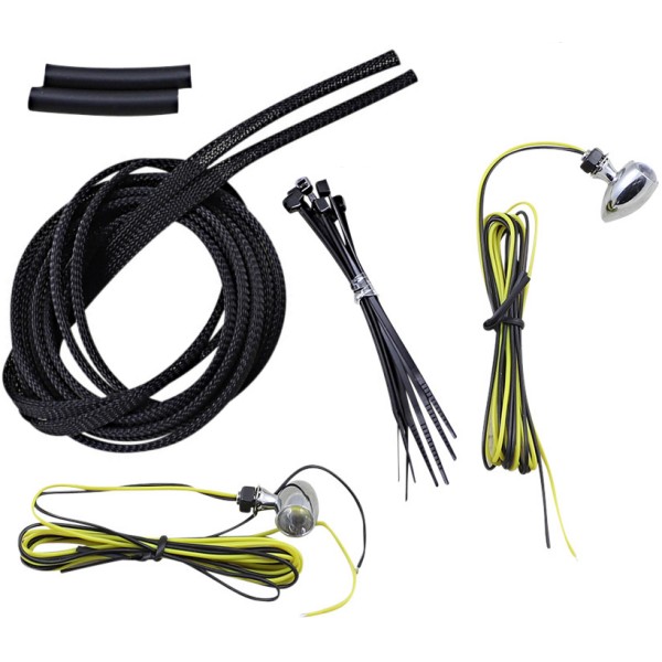 カスタム ダイナミクス Custom Dynamics LEDウインカー マイクロ ビレット アンバー クローム WO店