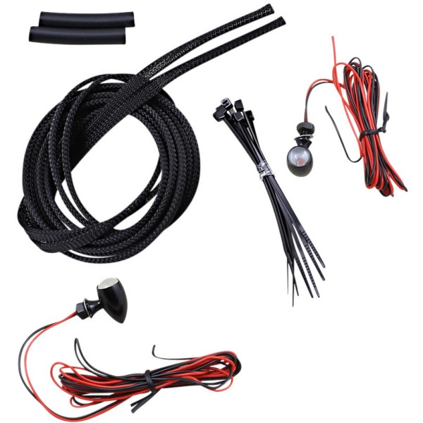 カスタム ダイナミクス Custom Dynamics LEDウインカー マイクロ ビレット 赤 黒 WO店