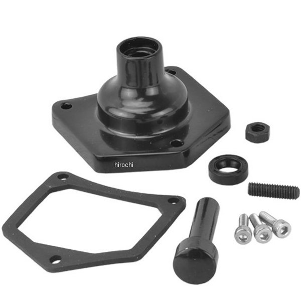 DRAG ソレノイドエンドカバー/スターターボタン 1.2kW/1.4kW 黒(つや有り) WO店