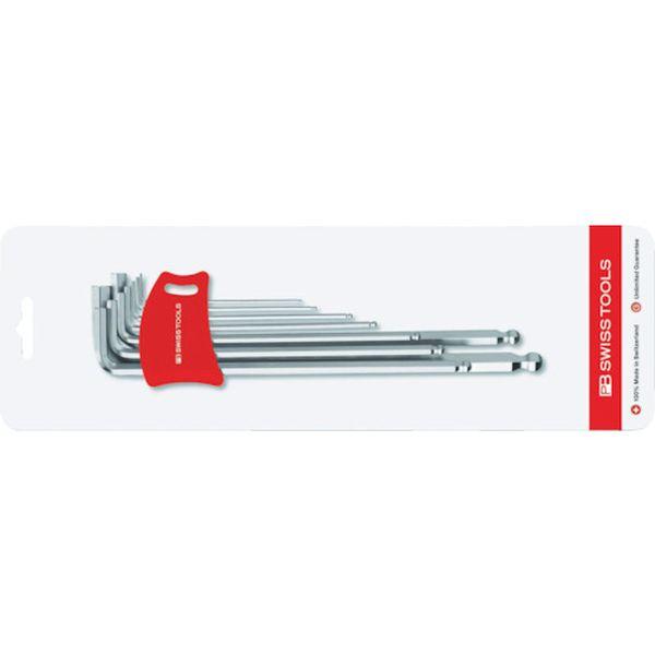 212LDH10CN  ボール付ロング六角棒レンチセット(1.5、2、2.5、3、4、5、6、8、10) 212LDH-10CN WO店の通販は