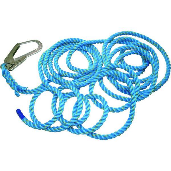 NEWTETORON1615BLUE 青色ニューテトロン親綱(垂直用) 16mmΦ×15m 片側フック付 2158039-TN WO店 11,858円
