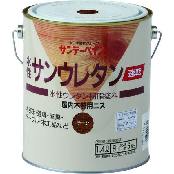サンデーペイント(株) サンデーペイント 速乾水性サンウレタン とうめいつやあり 1400M 21Q13-TN WO店