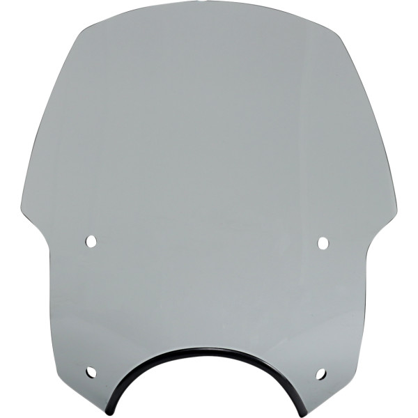 メンフィスシェード ウインドシールド アレイキャット 18インチ高/9インチ カットアウト ブラックスモーク WO店の通販は