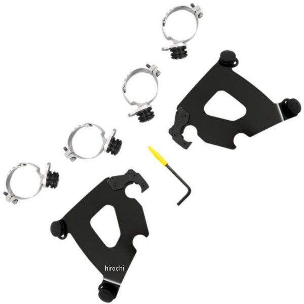 メンフィスシェード Memphis Shades トリガーロック マウント カフェフェアリング用 16年-21年 XL1200X 黒 2320-0274 WO店