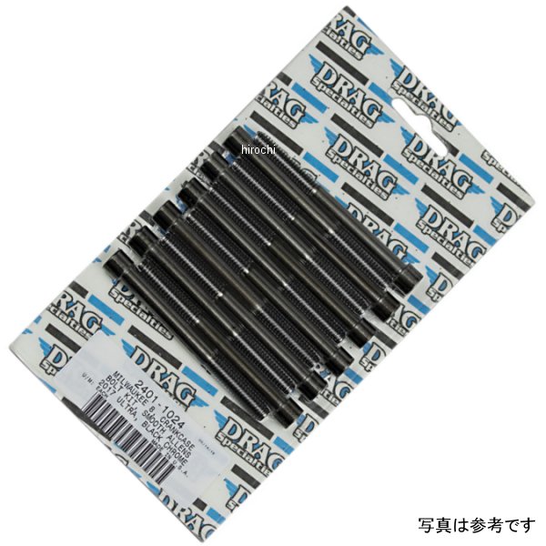 DRAG Specialties ボルトキット クランク スムース ハーレー M8 ブラッククローム WO店の通販は