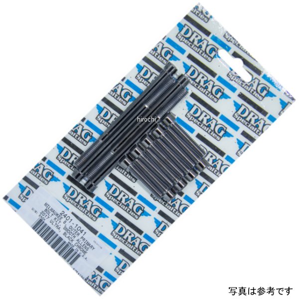 DRAG Specialties ボルトキット アウタープライマリー スムース ハーレー M8 ブラッククローム 2401-1041 WO店 14,865円