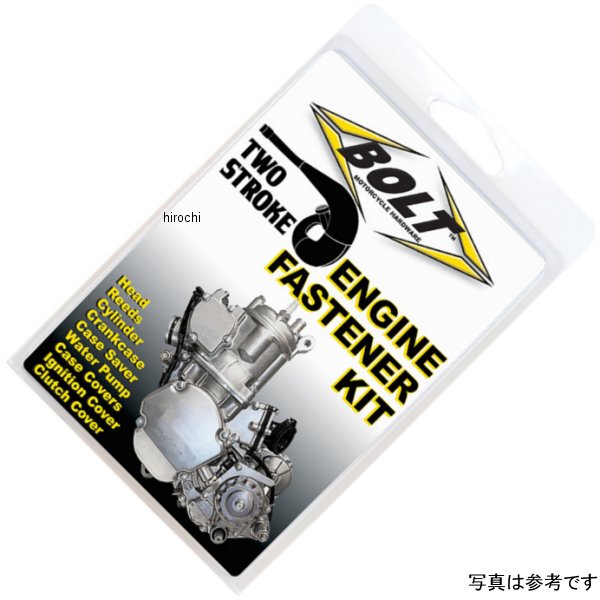 ボルト BOLT エンジン ファスナー キット 87年-04年 KX500 WO店の通販は 6,238円