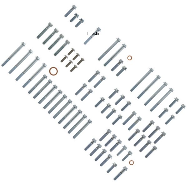 ボルト BOLT エンジン ファスナー キット 17年-20年 250-300 SX、XC WO店の通販は