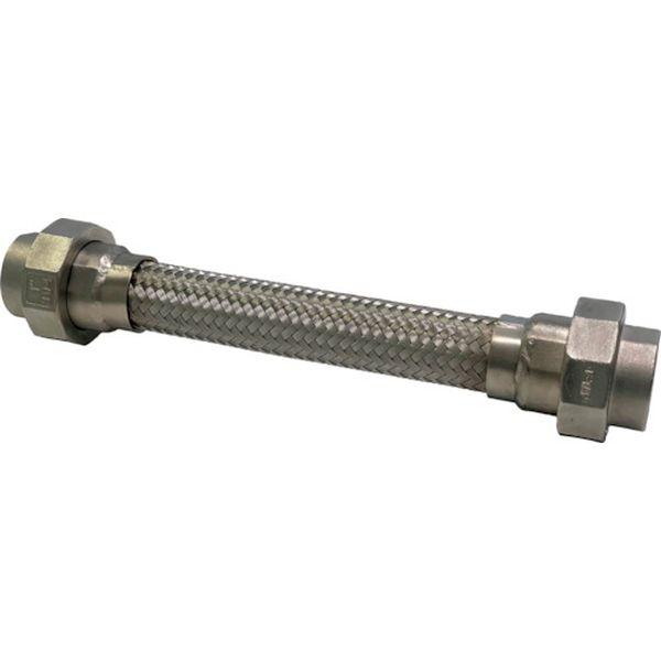 FTAP1125300SUSE FTAP ユニオン溶接型フレキ(フッ素樹脂パッキン付) 継手ステンレス 25AX300L 2495179-TN WO店