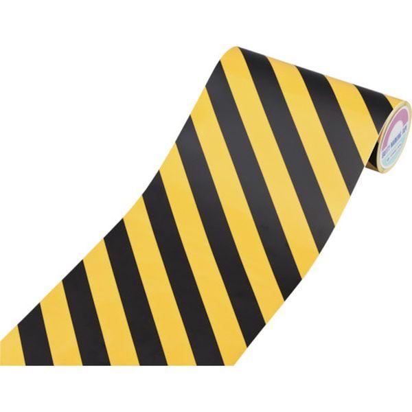 (株)日本緑十字社 緑十字 トラ柄テープ 黄/黒 TR2-D 290mm幅×20m ビニール製 屋内用 256204 WO店の通販は