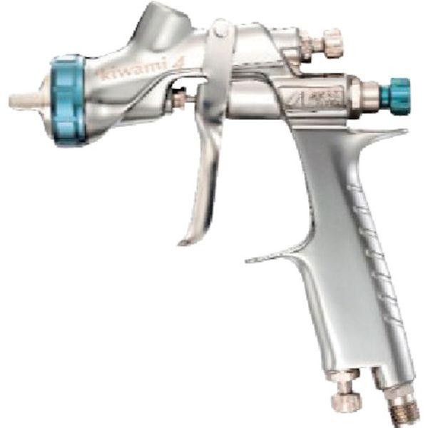 スプレーガン(重力式) KIWAMI4 センターカップ ノズル口径Φ1.3mm パターン開き300mm 258-0511-TN WO店
